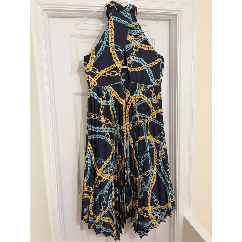 Maeve /Anthropologie Pleated Hanky Hem Dress - Picture 5 of 9